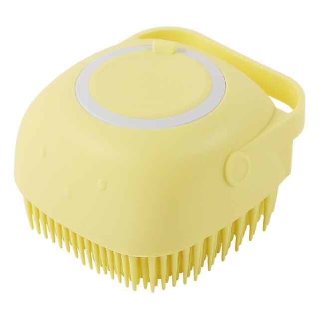Bath Brush Massager with Shampoo Dispenser