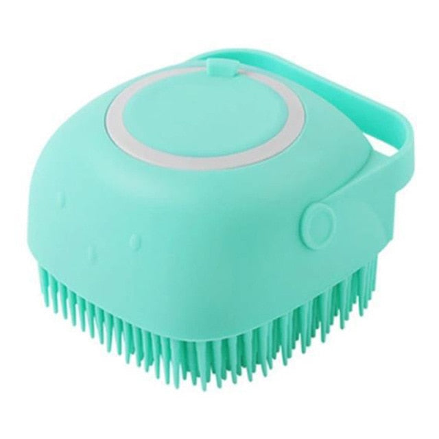 Bath Brush Massager with Shampoo Dispenser
