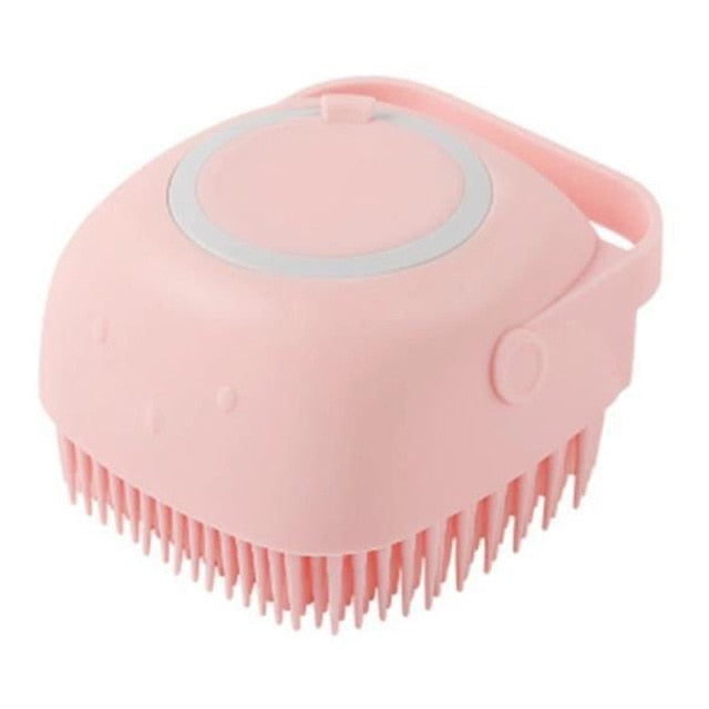 Bath Brush Massager with Shampoo Dispenser