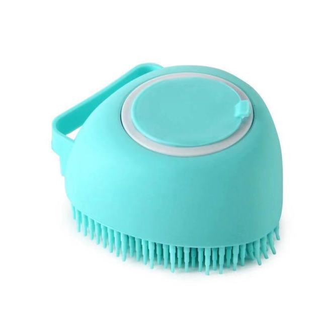 Bath Brush Massager with Shampoo Dispenser