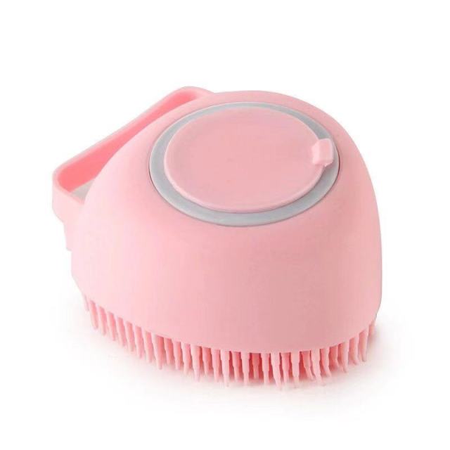 Bath Brush Massager with Shampoo Dispenser