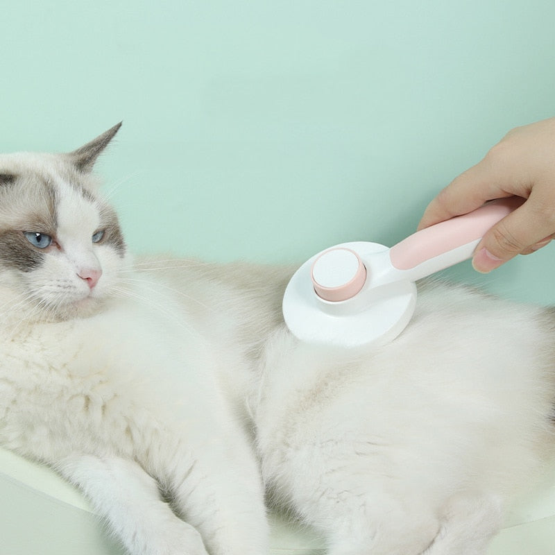 Self-Cleaning Slicker Brush