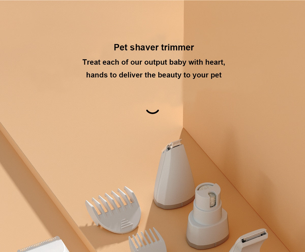 4-in-1 Pet Grooming Set