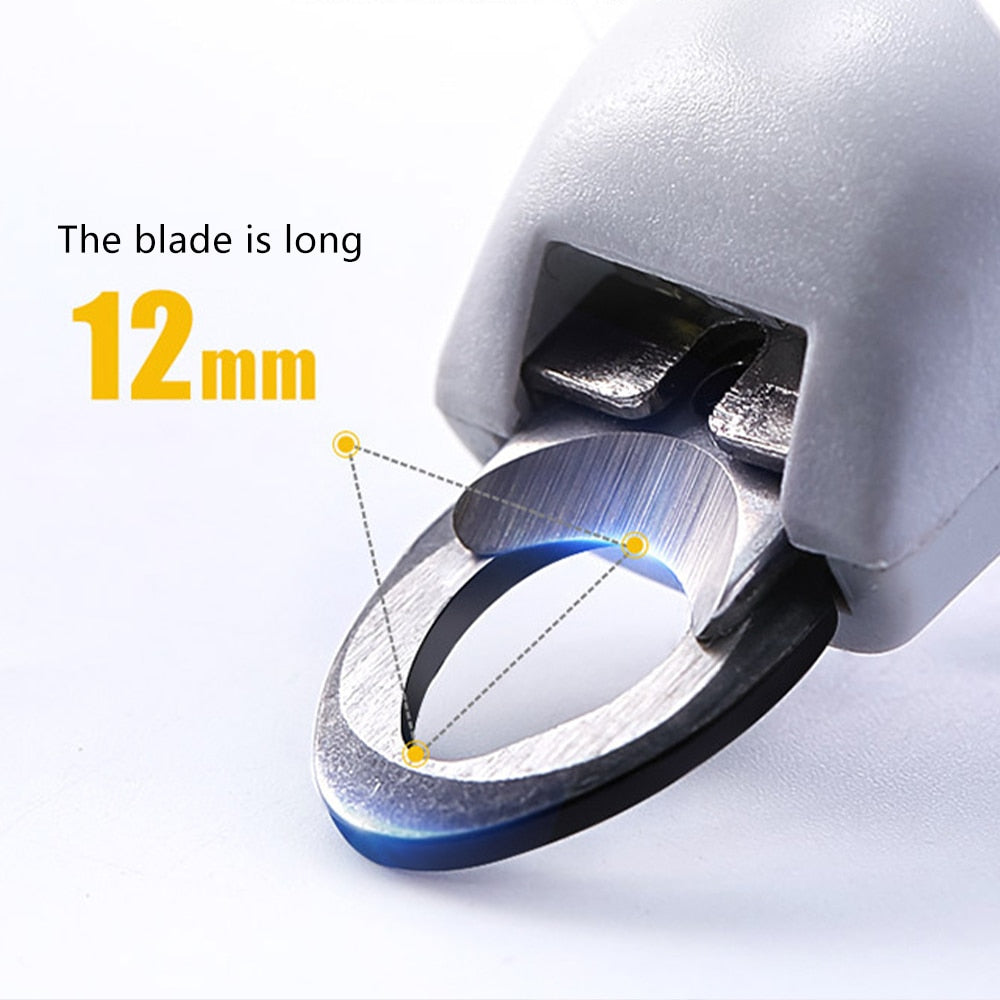 Portable Pet Nail Clipper with LED Light