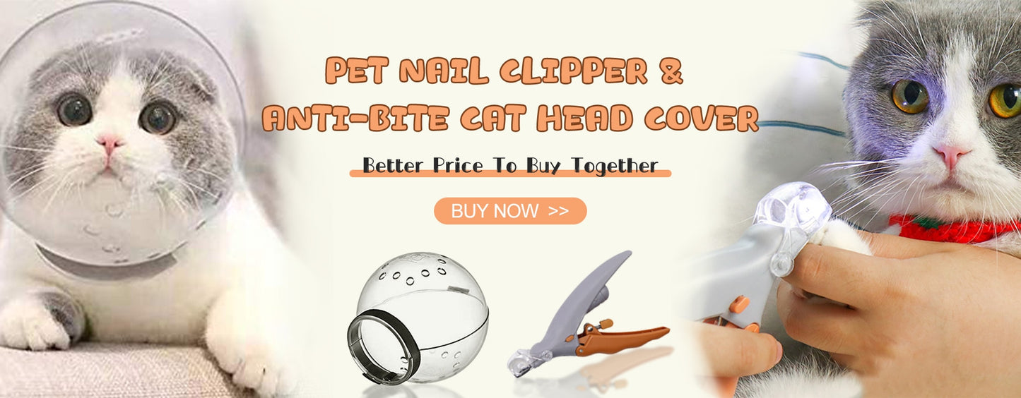 Portable Pet Nail Clipper with LED Light
